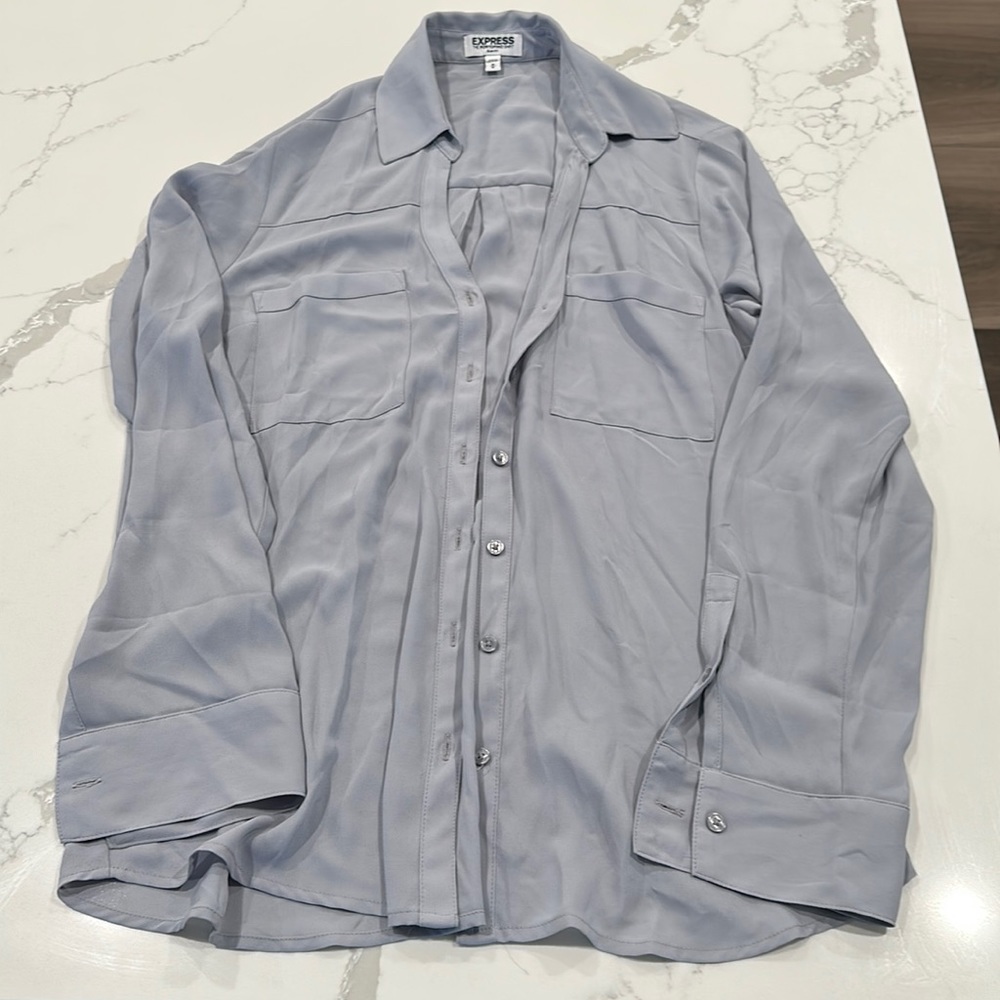 Women’s size medium express polyester blouse